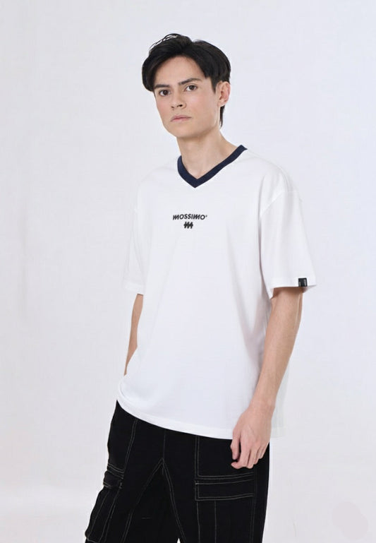 Mossimo Colby White Modern Fit Tee