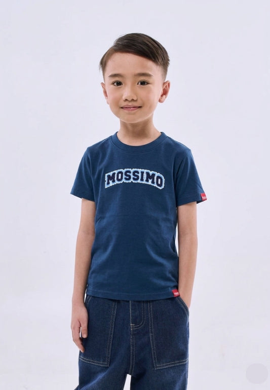 Mossimo Kids River Soda Blue Basic Graphic Tshirt For Boys