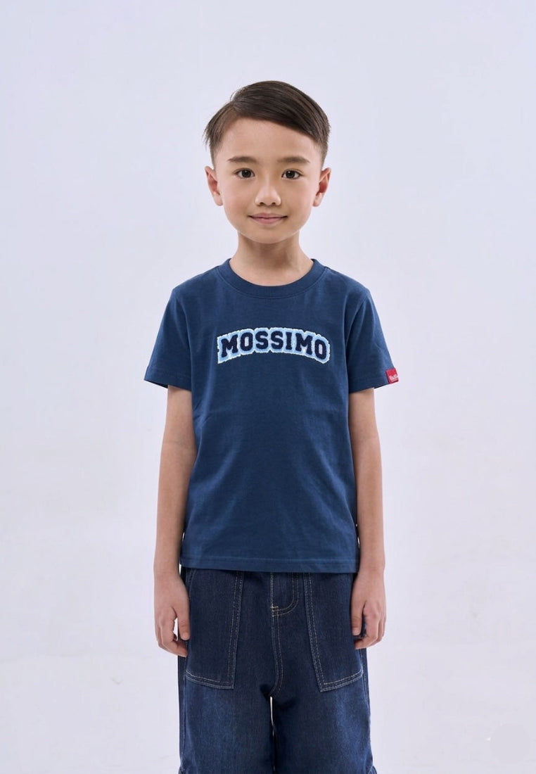 Mossimo Kids River Soda Blue Basic Graphic Tshirt For Boys