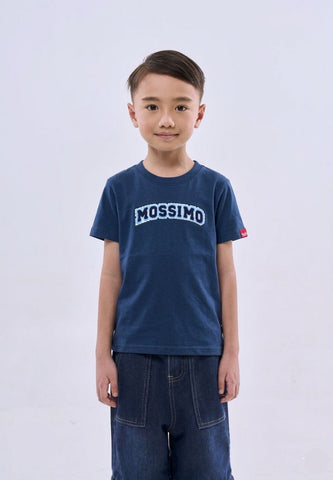 Mossimo Kids River Soda Blue Basic Graphic Tshirt For Boys