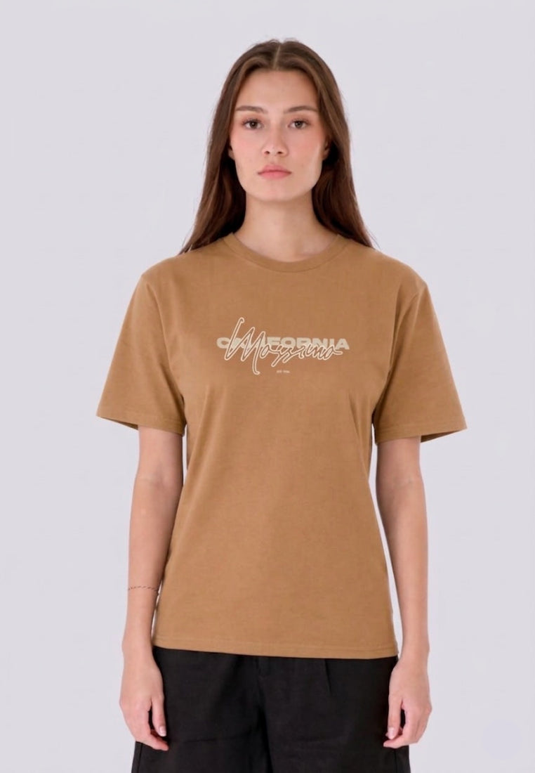 Mossimo Alina Pale Brown Modern Fit Tee For Women