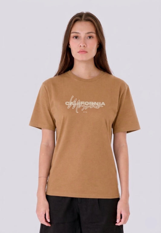 Mossimo Alina Pale Brown Modern Fit Tee For Women