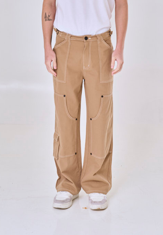 Mossimo Rafael Khaki Straight Fit Trouser
