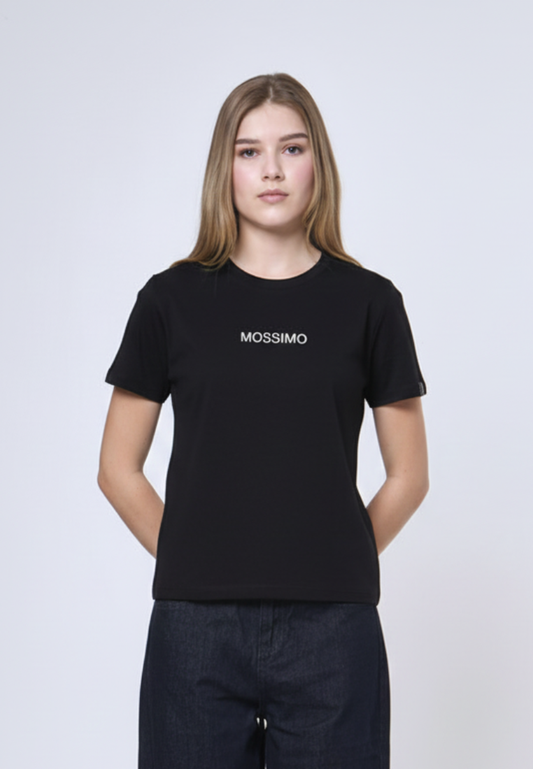 Mossimo Antoinette Black Classic Fit Tee