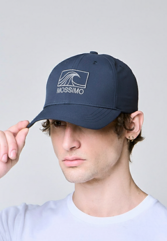 Mossimo Navy Blue Baseball Cap w/ Embroidery