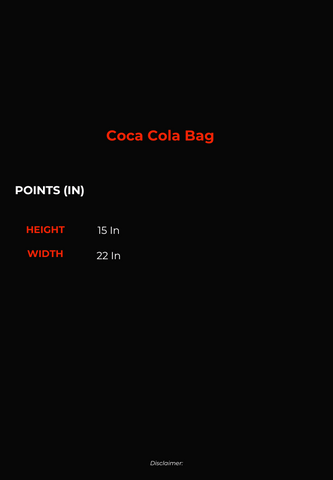 Mossimo Black Coca Cola Dumpling Bag