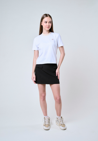 Mossimo Selena Black Mini Skirt w/ Welt Pocket