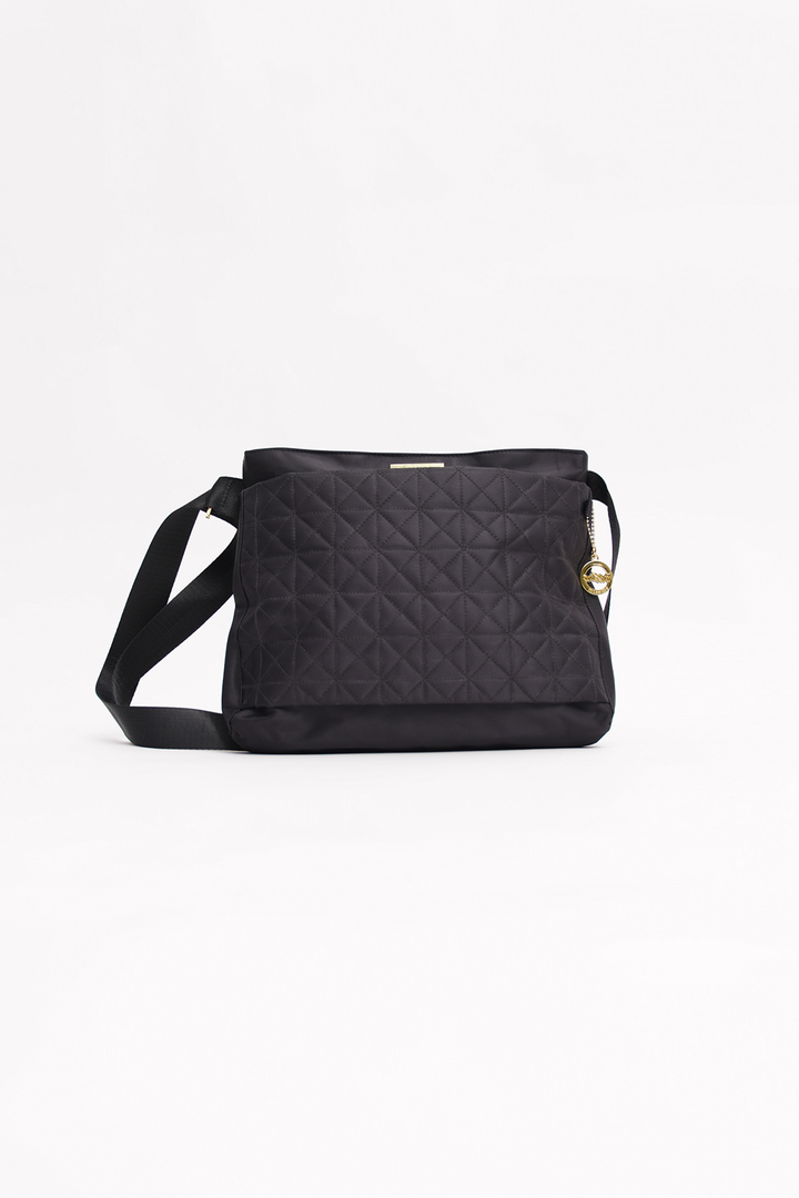 Black Quilted Shoulder Bag - Mossimo PH