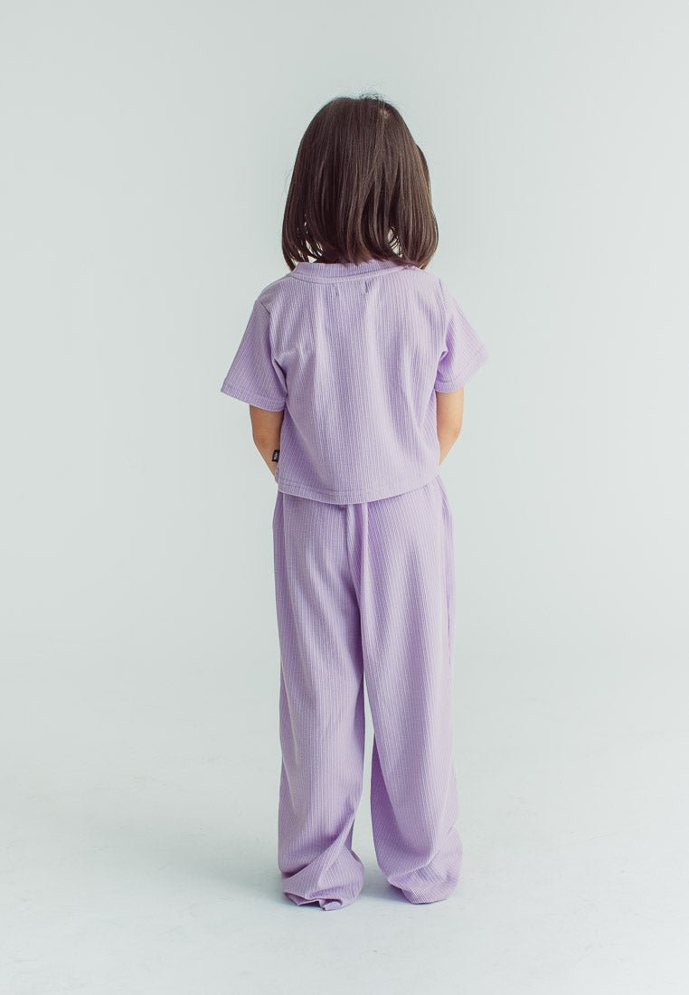 Aila Rose Bloom Cropped Top and Wide Leg Pants Girls Kids Set - Mossimo PH