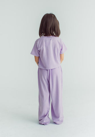 Aila Rose Bloom Cropped Top and Wide Leg Pants Girls Kids Set - Mossimo PH