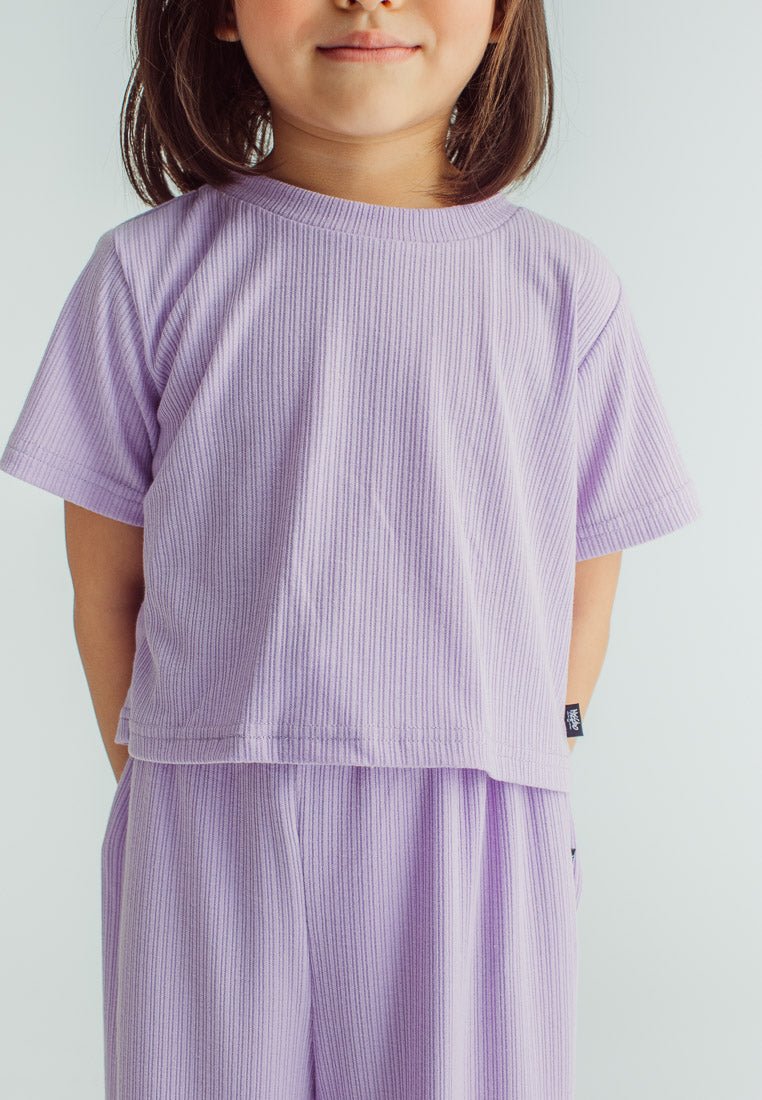 Aila Rose Bloom Cropped Top and Wide Leg Pants Girls Kids Set - Mossimo PH