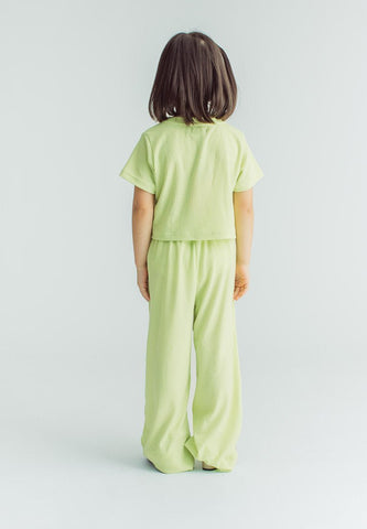 Aila Seacrest Cropped Top and Wide Leg Pants Girls Kids Set - Mossimo PH