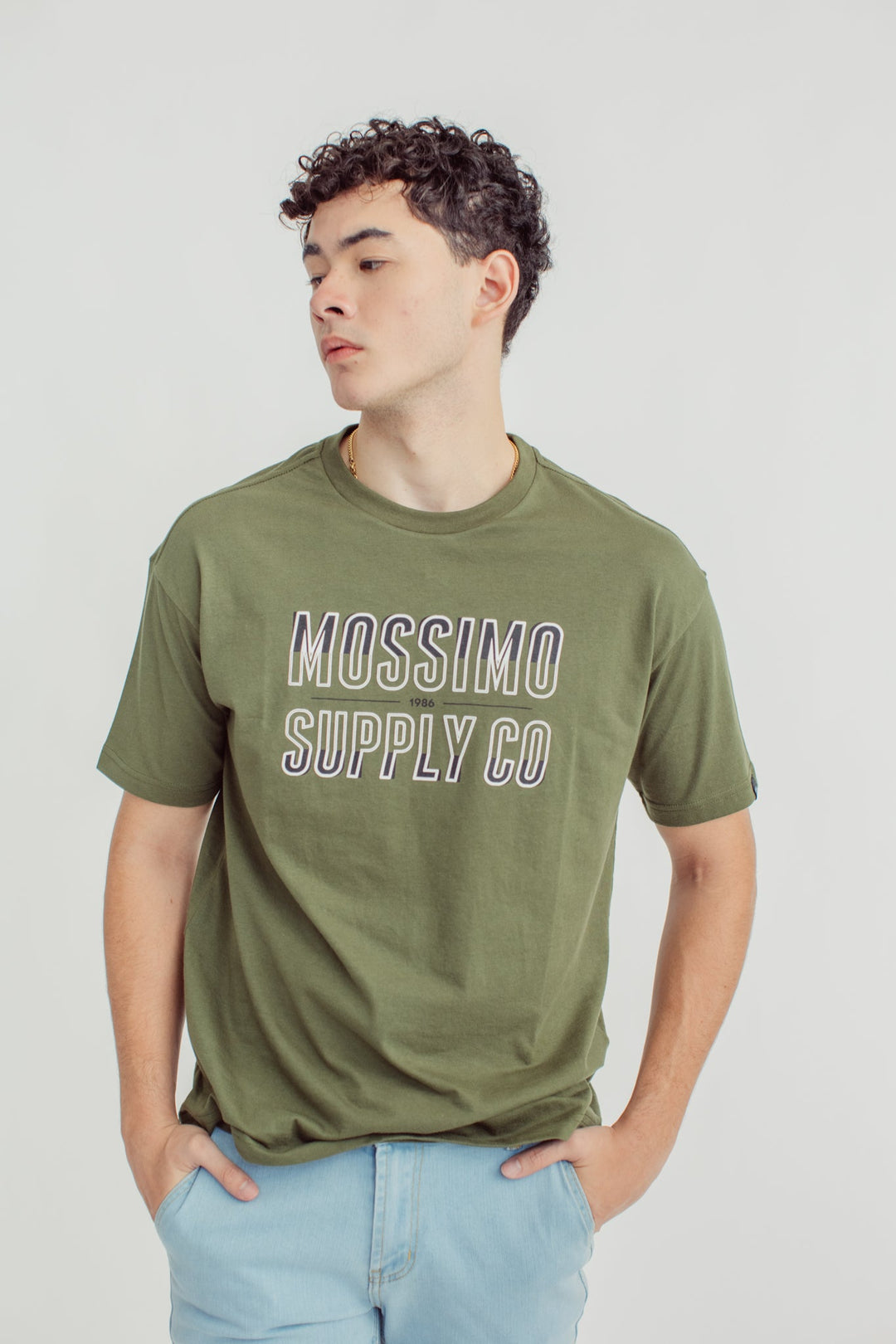 Basic Chive with Small Branding Oversize Fit - Mossimo PH