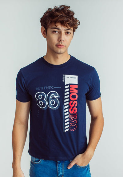 Basic Round Neck with Flat Print Classic Fit Tee - Mossimo PH