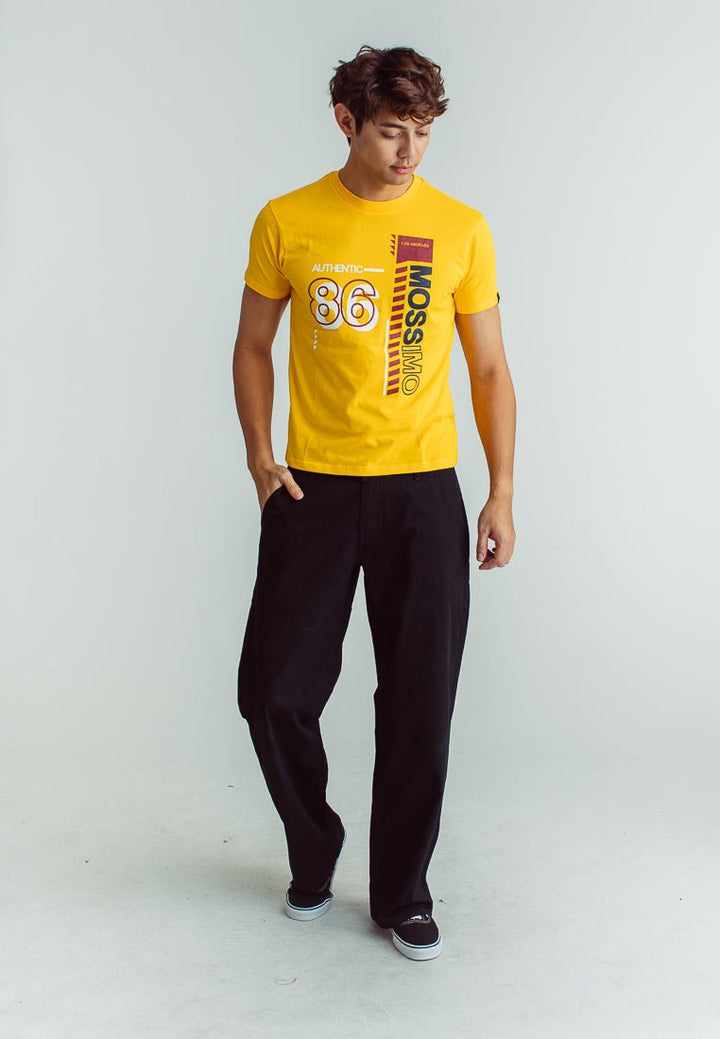 Basic Round Neck with Flat Print Classic Fit Tee - Mossimo PH