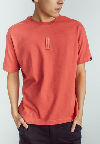 Basic Round Neck with Rubberized Embroidery Urban Fit Tee - Mossimo PH