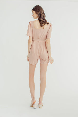 Belle Wrap Romper with Ribbon - Mossimo PH