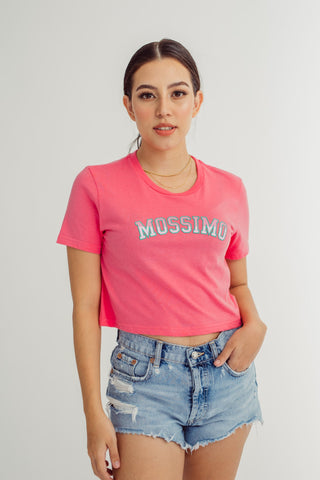 Big Branding Varsity Vintage Cropped Tee - Mossimo PH
