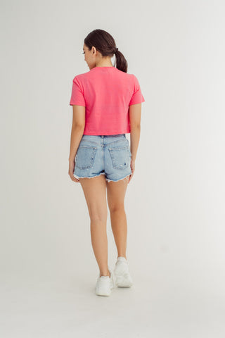 Big Branding Varsity Vintage Cropped Tee - Mossimo PH