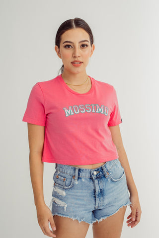Big Branding Varsity Vintage Cropped Tee - Mossimo PH