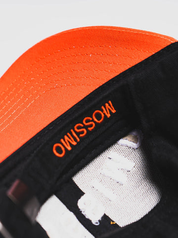 Black Orange Baseball Cap with Embossed Embroidery - Mossimo PH
