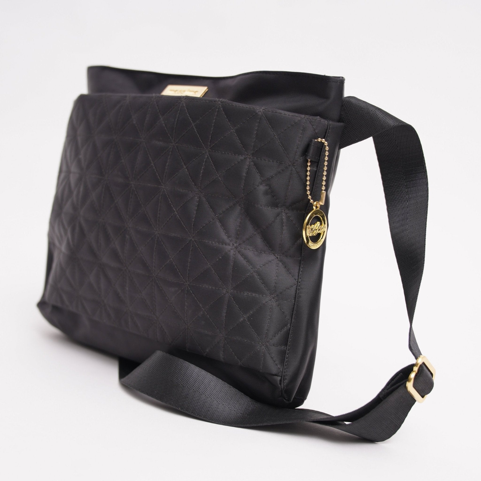 Black Quilted Shoulder Bag - Mossimo PH