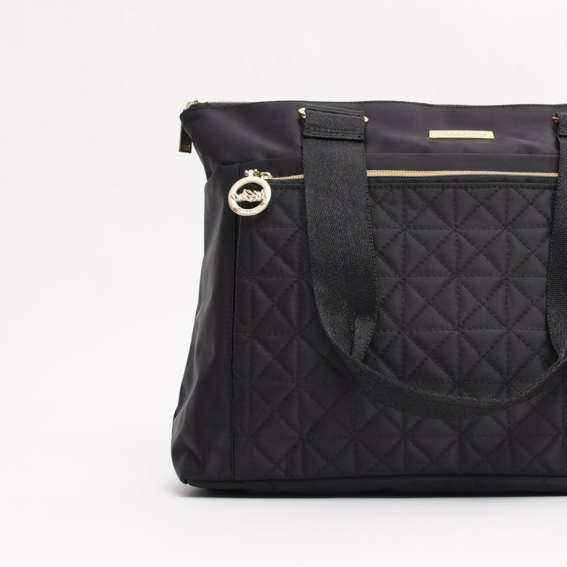 Black Quilted Tote Bag - Mossimo PH