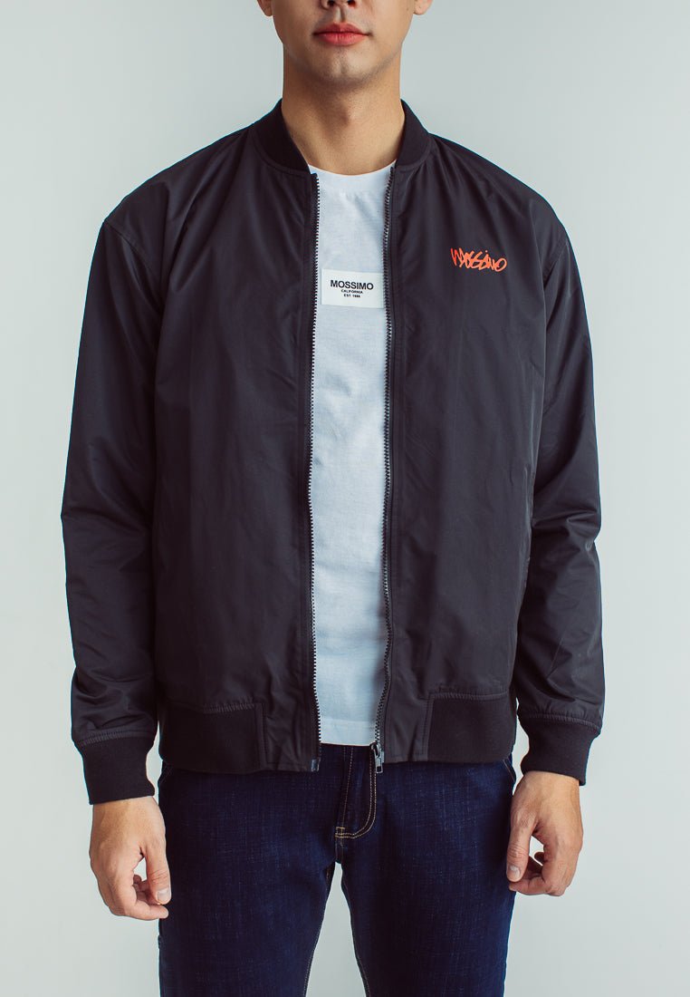 Black Sesame Street with Group 123 Design Bomber Jacket - Mossimo PH