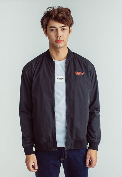 Black Sesame Street with Group 123 Design Bomber Jacket - Mossimo PH