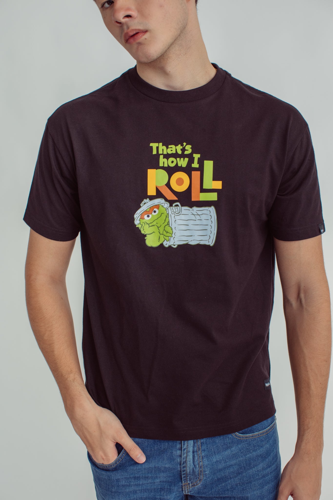 Black Sesame Street with That’s How I roll Design Urban Fit Tee - Mossimo PH