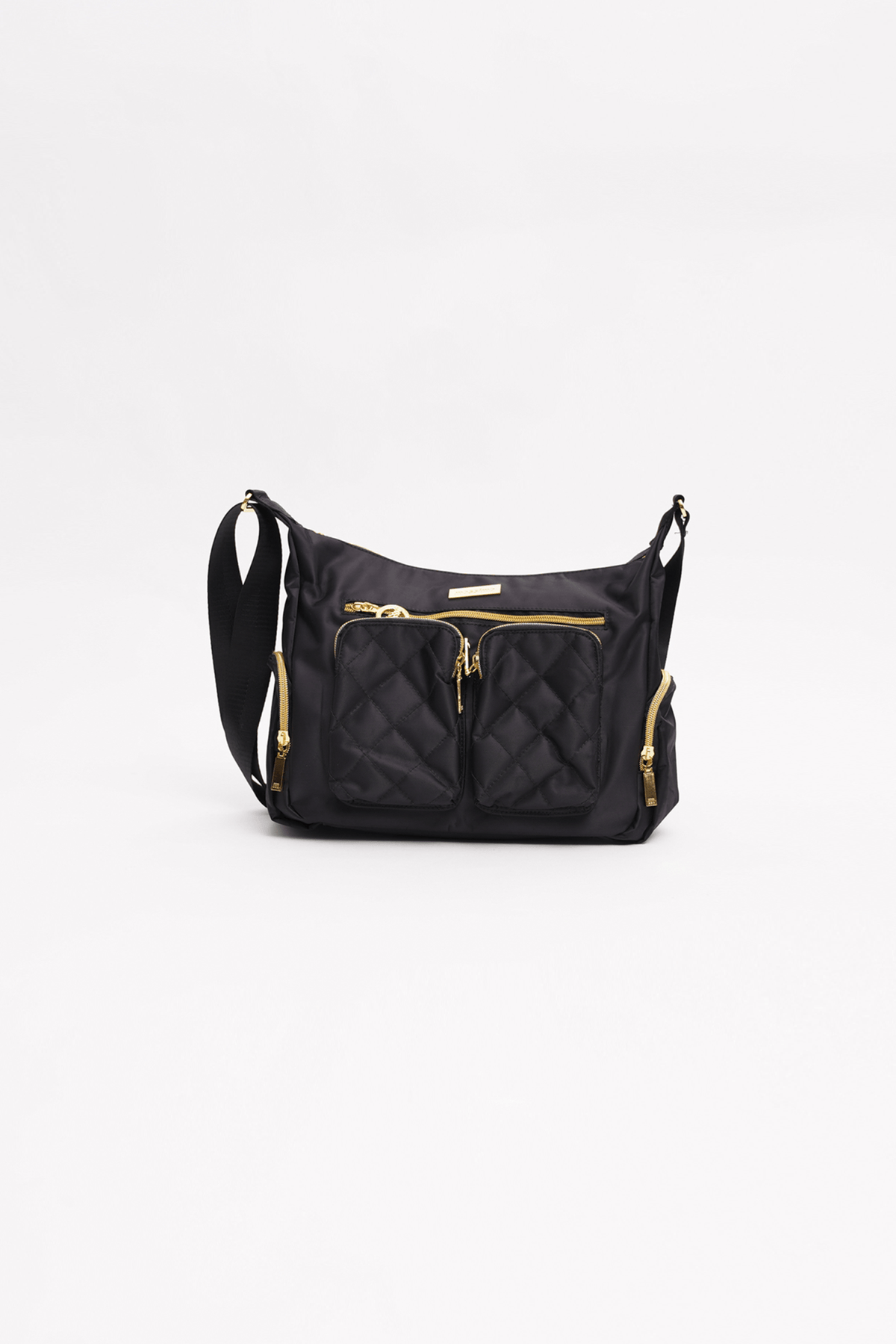 Black Shoulder Bag w/ 2 Pockets - Mossimo PH