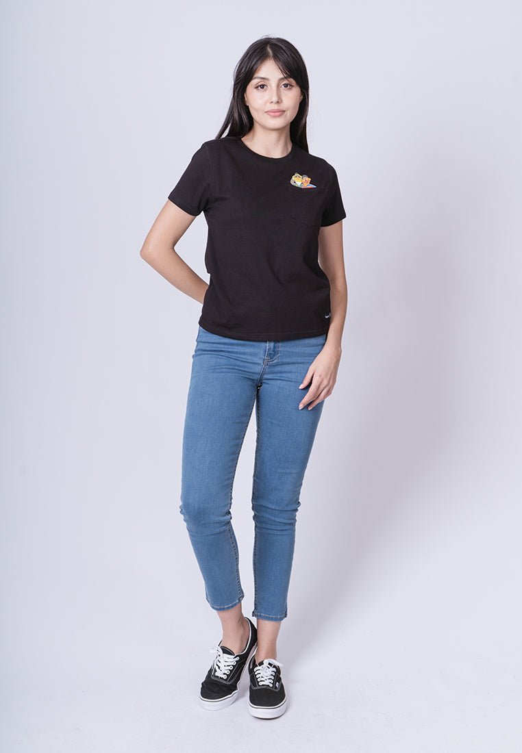 Black with Bert and Ernie Sesame Street Design Classic Fit Tee - Mossimo PH