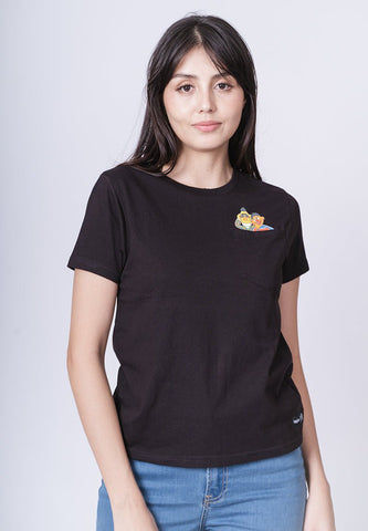 Black with Bert and Ernie Sesame Street Design Classic Fit Tee - Mossimo PH