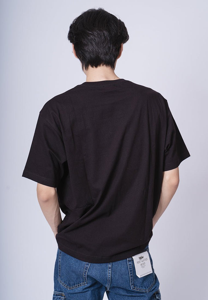 Black with Mossimo Multi Colored Small Branding Oversized Fit Tee - Mossimo PH