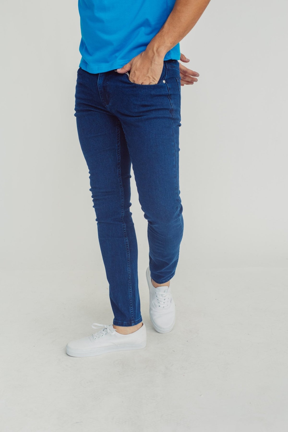 Blue Most Wanted Basic Five Pocket Skinny jeans - Mossimo PH