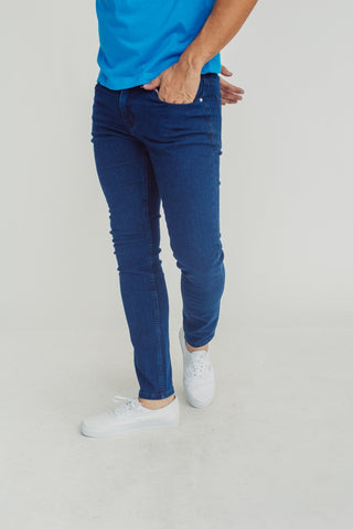 Blue Most Wanted Basic Five Pocket Skinny jeans - Mossimo PH