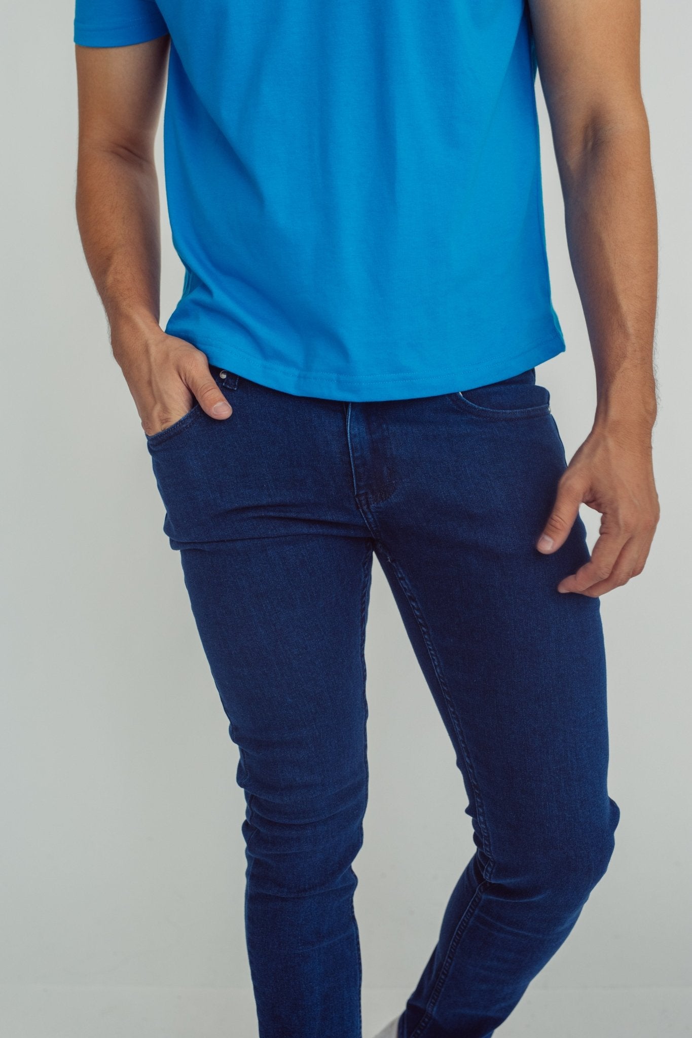 Blue Most Wanted Basic Five Pocket Skinny jeans - Mossimo PH