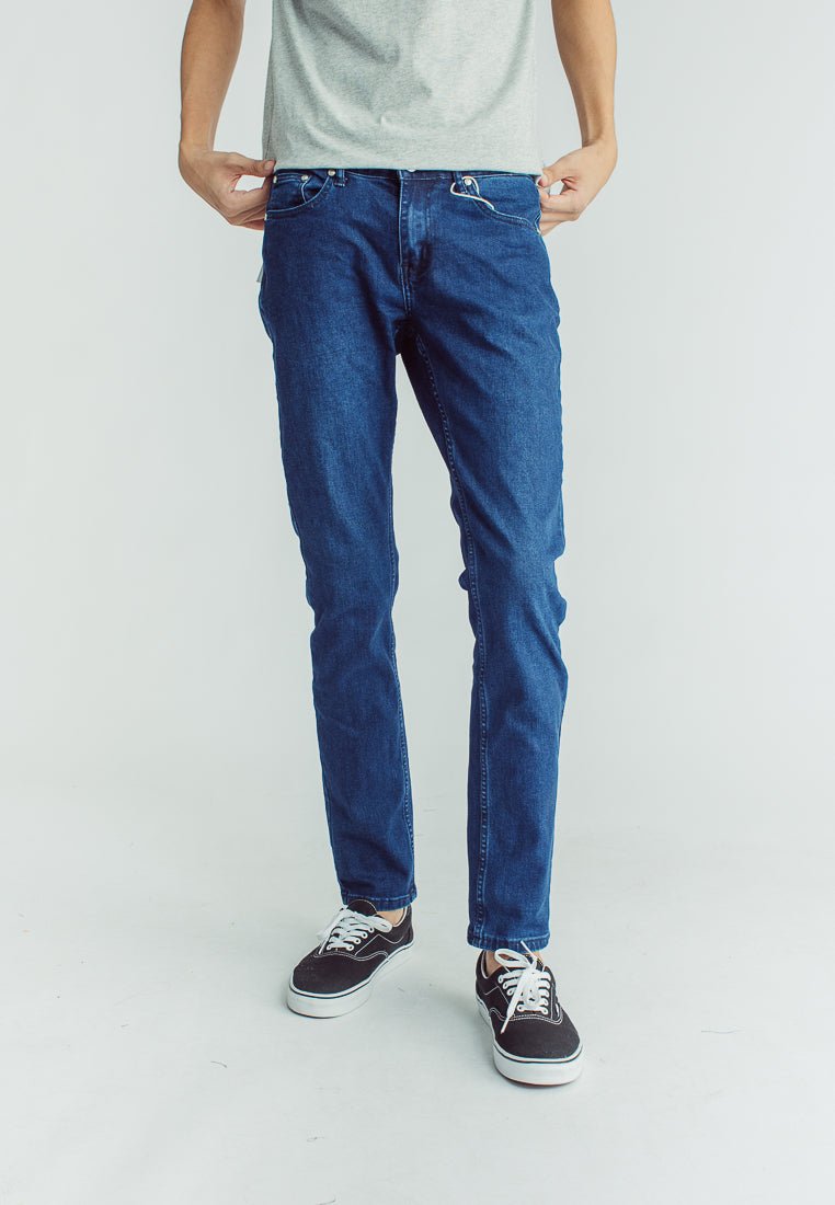 Blue Most Wanted Skinny Fit Low Rise Five Pocket jeans - Mossimo PH