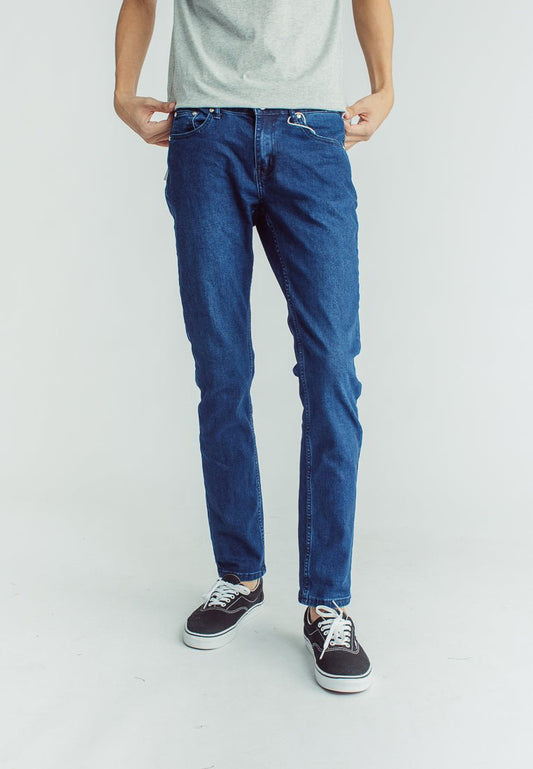 Blue Most Wanted Skinny Fit Low Rise Five Pocket jeans - Mossimo PH