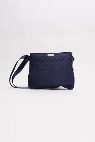 Blue Quilted Shoulder Bag - Mossimo PH