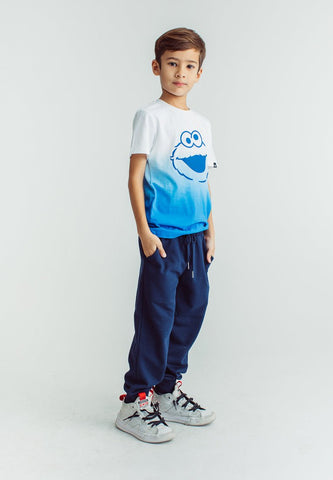 Blue Sesame Street Cookie Monster Dip Dye Shirt and Pants Set - Mossimo PH