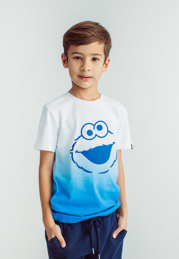 Blue Sesame Street Cookie Monster Dip Dye Shirt and Pants Set - Mossimo PH