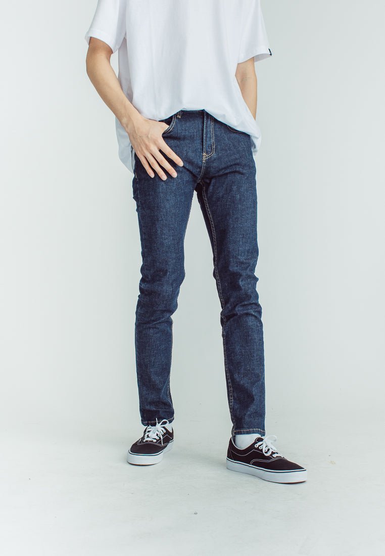 Blue Slim Low Rise Most Wanted Denim Basic Five Pocket Jeans - Mossimo PH