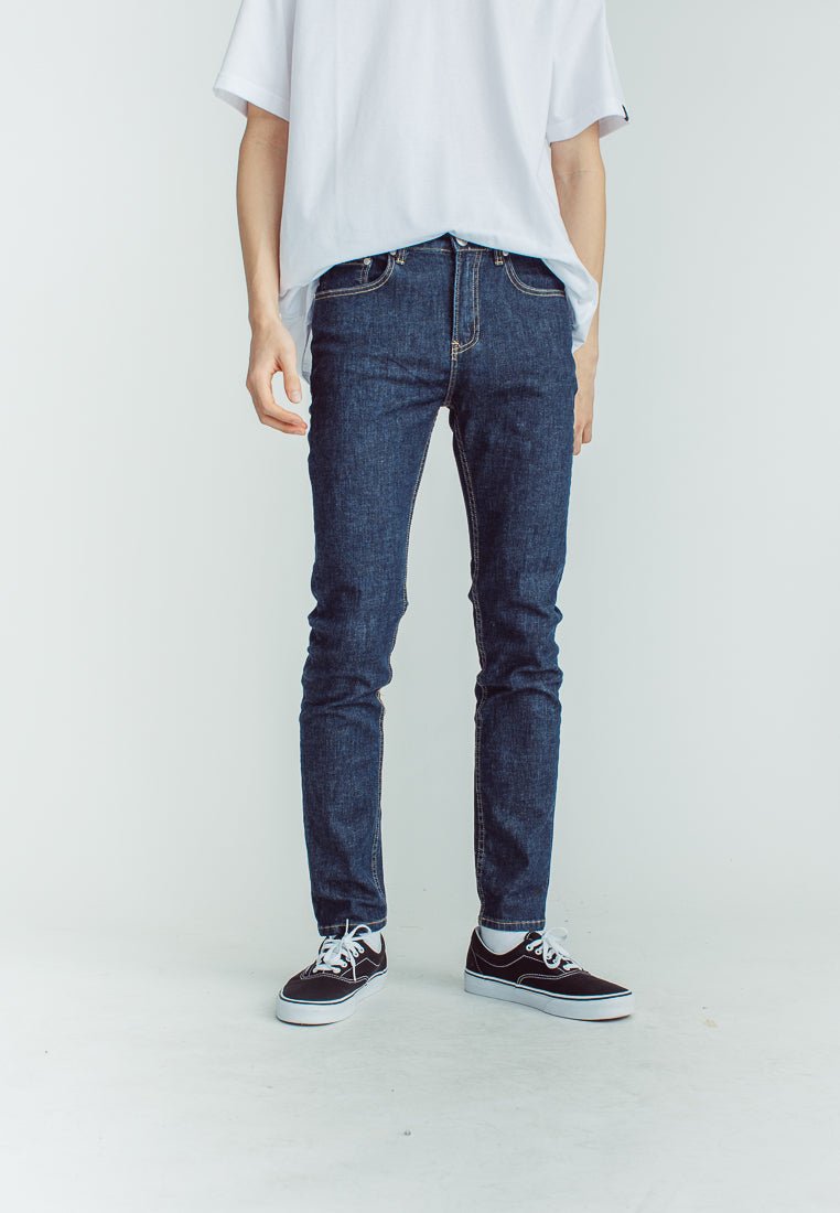 Blue Slim Low Rise Most Wanted Denim Basic Five Pocket Jeans - Mossimo PH