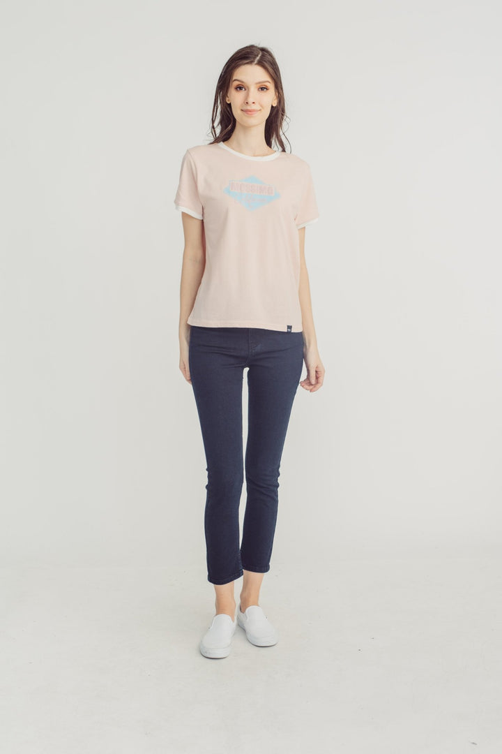 Blush with Mossimo California Big Branding Classic Fit Tee - Mossimo PH