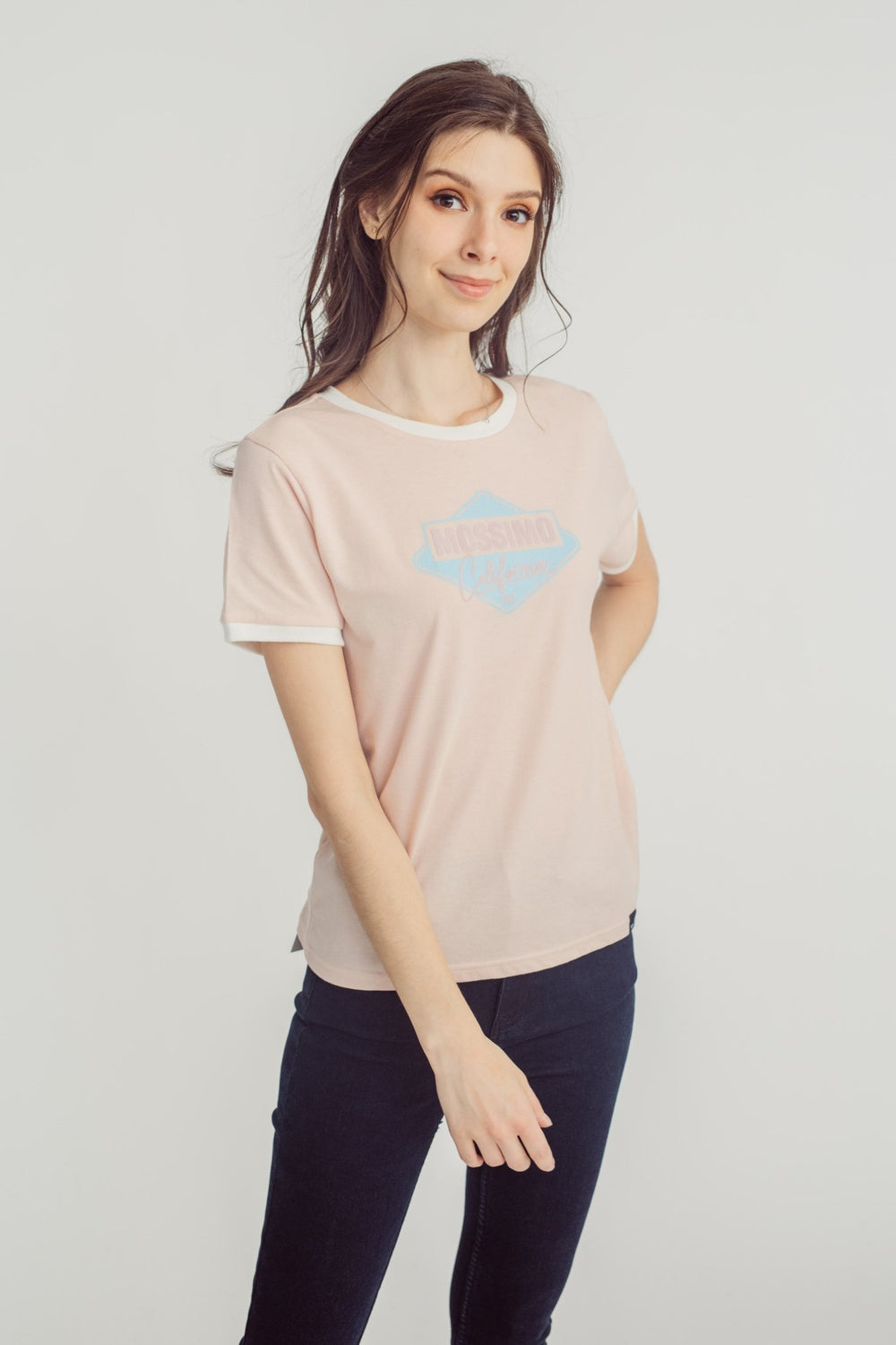 Blush with Mossimo California Big Branding Classic Fit Tee - Mossimo PH