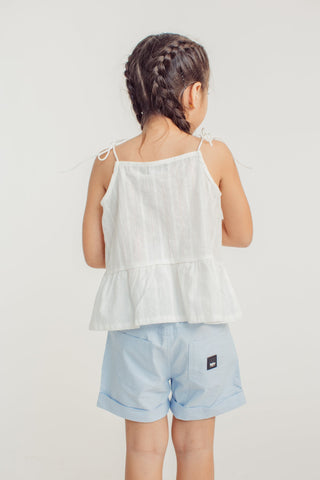 Bow Detail Strap top with Peplum Hem Kids Girls - Mossimo PH