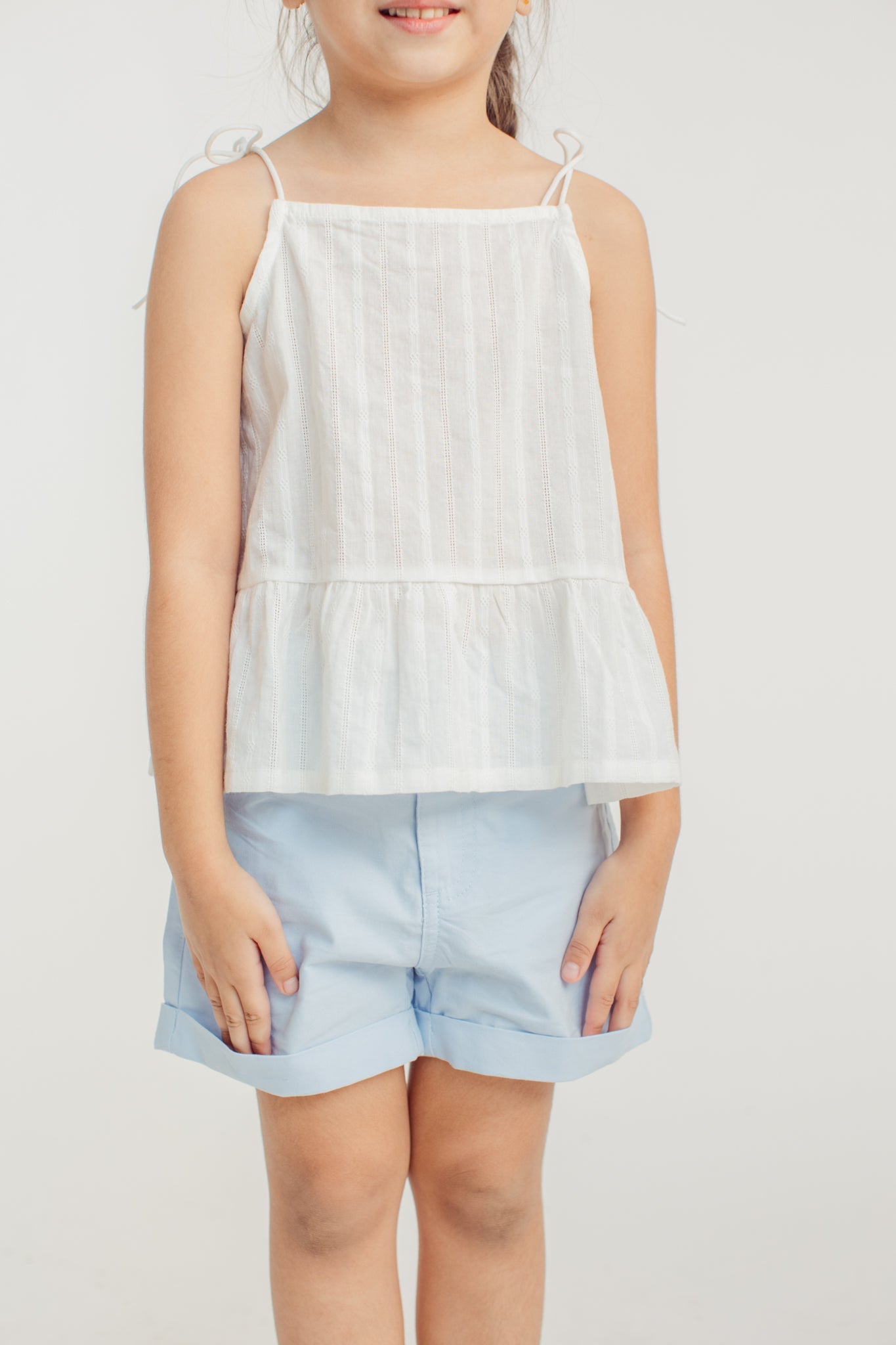 Bow Detail Strap top with Peplum Hem Kids Girls - Mossimo PH