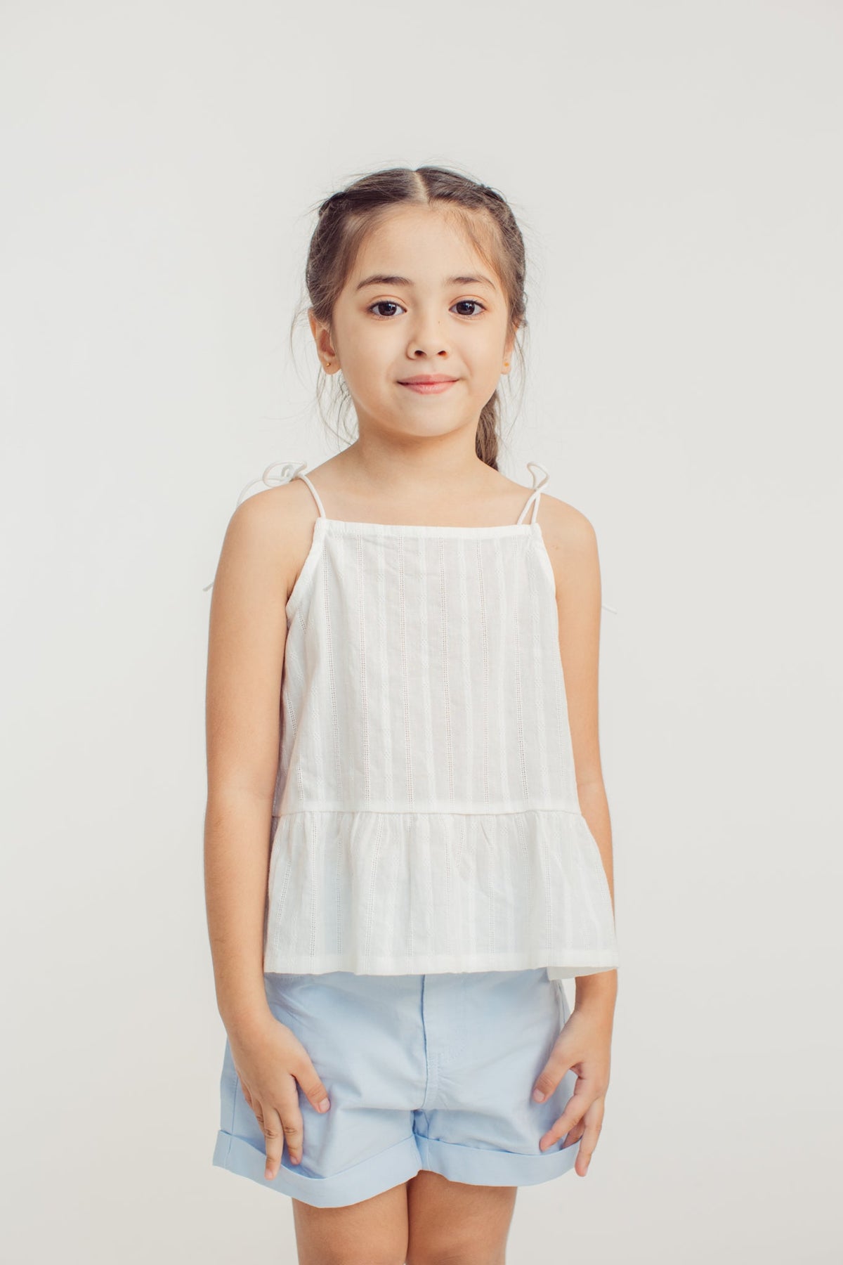 Bow Detail Strap top with Peplum Hem Kids Girls - Mossimo PH