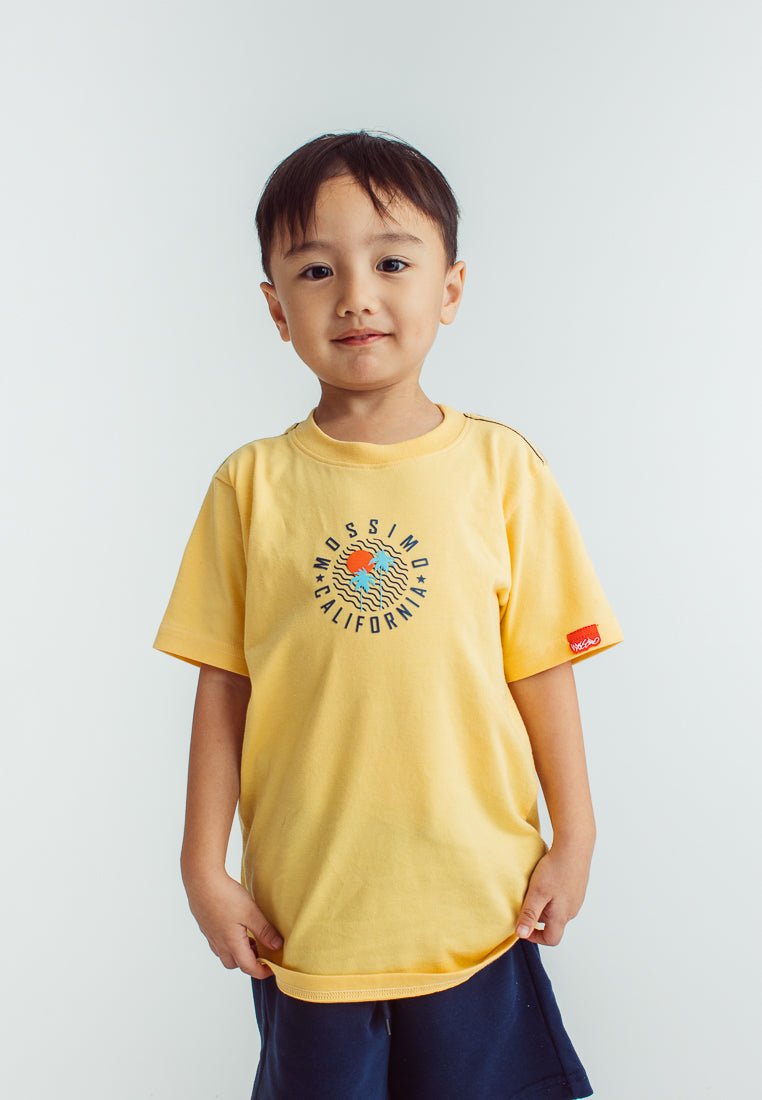 Boys Basic Graphic Tshirt with Blue Palm - Mossimo PH